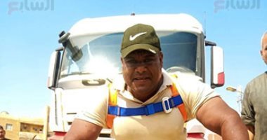 أقوى رجل فى العالم.. أشرف كابونجا يسحب قطار مترو أنفاق الأربعاء المقبل