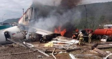تحطم طائرة عسكرية أوكرانية قرب كييف على متنها 14 شخصا