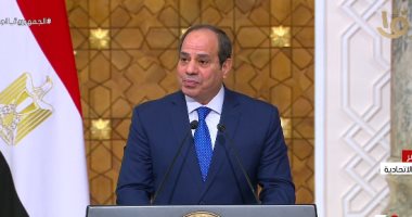 الرئيس السيسي: مصر تتحلى بإرادة سياسية للتوصل إلى اتفاق ملزم لسد النهضة