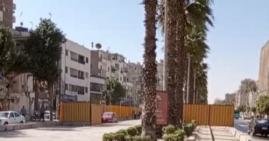 غلق شارع الهرم كليًا فى اتجاه ميدان الجيزة لتسليم موقع محطة "مترو مدكور" غلق شارع الهرم كليًا فى اتجاه ميدان الجيزة لتسليم موقع محطة "مترو مدكور"