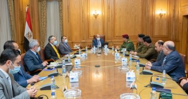 وزير الإنتاج الحربى يلتقى وفد "الداخلية" و"الصناعة والمعادن" العراقية وزير الإنتاج الحربى يلتقى وفد "الداخلية" و"الصناعة والمعادن" العراقية