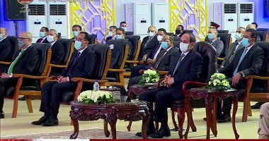 الرئيس السيسى يشاهد فيلما تسجيليا بعنوان: "ملحمة بناء"