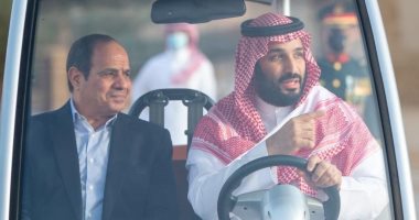 محمد بن سلمان يصطحب الرئيس السيسي فى جولة بحى الطريف التاريخى.. صور