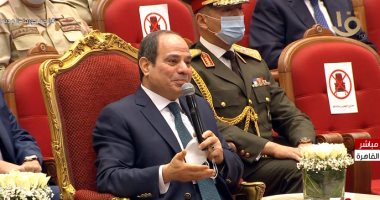 الرئيس السيسي: الدراما تعرض تضحيات أهالى الشهداء