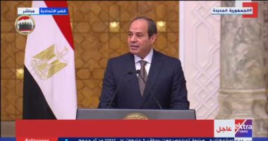 الرئيس السيسى: تعزيز التنسيق فى مجال مكافحة الإرهاب مع طاجيكستان