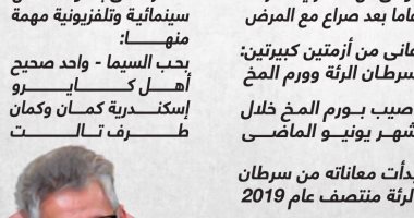 آخر روائح ليلى مراد.. رحيل زكى فطين عبد الوهاب بعد صراع مع المرض (إنفوجراف)