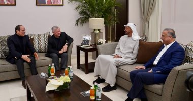 الرئيس السيسى يبحث مع عاهل الأردن وبن زايد والكاظمى الظروف العالمية على قطاعات الأمن الغذائي والطاقة