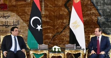 الرئيس السيسى يستقبل "المنفى" ويؤكد دعم مصـر لتحقيق المصلحة العليا لليبيا الشقيقة