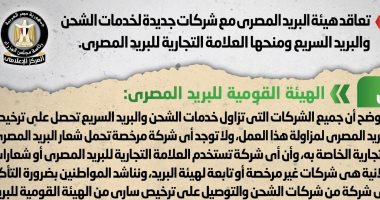 الحكومة تنفى تعاقد هيئة البريد مع شركات شحن جديدة ومنحها العلامة التجارية الحكومة تنفى تعاقد هيئة البريد مع شركات شحن جديدة ومنحها العلامة التجارية