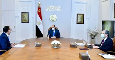 الرئيس السيسي يتابع مشروعات الكهرباء ويوجه بالتوسع فى تعزيز الطاقة المتجددة