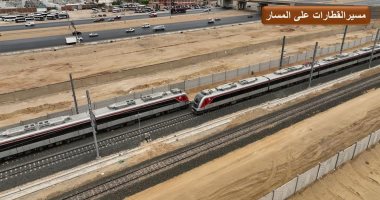أخبار 24 ساعة.. التشغيل التجريبى للقطار الكهربائى الخفيف.. ينقل 500 ألف راكب يوميا