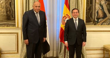 شكرى يبحث مع وزير خارجية إسبانيا المجالات الاقتصادية والتنموية والتحول الأخضر