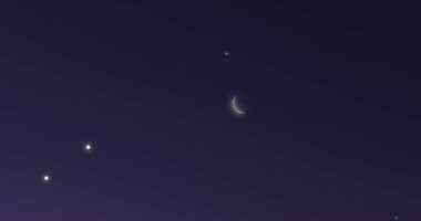 القمر يقترن بالمريخ فجر اليوم فى مشهد يرى بسماء مصر والوطن العربى