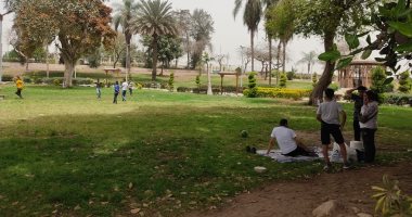 حدائق القناطر الخيرية تستقبل زوارها للاحتفال بشم النسيم.. صور حدائق القناطر الخيرية تستقبل زوارها للاحتفال بشم النسيم.. صور