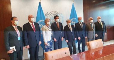 أمين عام الأمم المتحدة يلتقى رئيس المركزى للمحاسبات بمؤتمر منظمة الإنتوساى