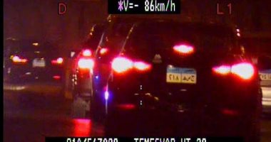 رادار المرور يلتقط 1128 سيارة تسير بسرعات جنونية خلال 24 ساعة