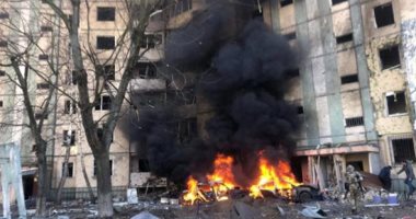 أوكرانيا: قتيل و4 جرحى في القصف الروسي على كييف