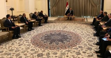 رئيس العراق يؤكد الحاجة لتخفيف التوترات ونزع فتيل الأزمات فى المنطقة.. فيديو