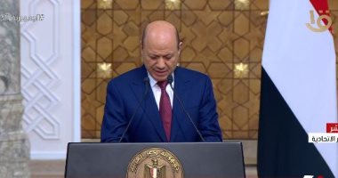 رئيس مجلس القيادة الرئاسي اليمنى: مصر تقف دائما للدفاع عن بلادنا