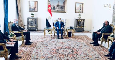 الرئيس السيسي يستقبل وزير خارجية لاتفيا ويؤكد التطلع لتكثيف التعاون المشترك الرئيس السيسي يستقبل وزير خارجية لاتفيا ويؤكد التطلع لتكثيف التعاون المشترك