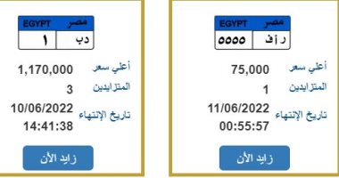 لوحات معدنية مميزة.. شاهد أرقام سيارات بالمزاد الإلكترونى وأسعارها.. صور لوحات معدنية مميزة.. شاهد أرقام سيارات بالمزاد الإلكترونى وأسعارها.. صور