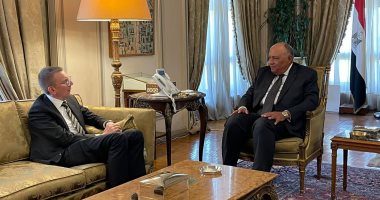 بدء جلسة المباحثات بين شكرى ووزير خارجية لاتفيا بدء جلسة المباحثات بين شكرى ووزير خارجية لاتفيا