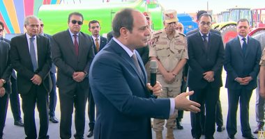 الرئيس السيسي: حجم الطلب على المواد المستخدمة بحياة كريمة ضخم بكل المجالات الرئيس السيسي: حجم الطلب على المواد المستخدمة بحياة كريمة ضخم بكل المجالات