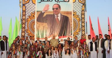 المنطقة الغربية العسكرية تنظم حفل زفاف لعدد 22 شابا وفتاة من أبناء مطروح