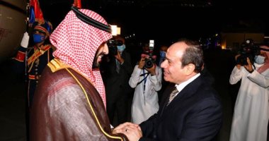 الرئيس السيسى يشيد بالتطور الكبير فى العلاقات المصرية السعودية