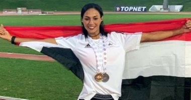 بسنت حميدة بعد حصد ذهبية 200 متر عدو: زوجى ضحى من أجلى ويستحق التكريم بسنت حميدة بعد حصد ذهبية 200 متر عدو: زوجى ضحى من أجلى ويستحق التكريم