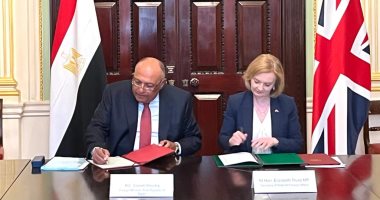شكرى ونظيرته الإنجليزية يوقعان أول قرار لمجلس المشاركة بين مصر والمملكة المتحدة