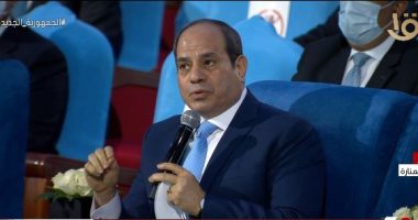الرئيس السيسى: المراكز الرقمية محصنة وتكلفة المبنى الواحد 10 مليارات جنيه