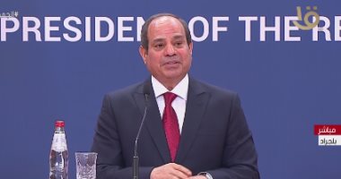 الرئيس السيسى: تناولت مع رئيس صربيا سبل تعزيز الشراكة بين البلدين