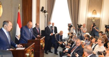 شكرى: أكدت لوزير خارجية روسيا أهمية الحل السياسى للأزمة الأوكرانية