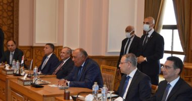 شكرى يبحث مع لافروف موضوعات التعاون الثنائي بين مصر وروسيا