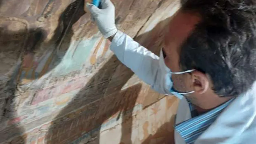 ترميم مقصورة الإله آمون رع