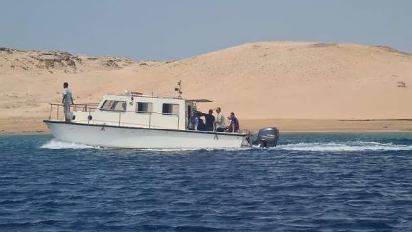 وزيرة البيئة خلال زيارتها لشرم الشيخ لمتابعة الأنشطة البحرية