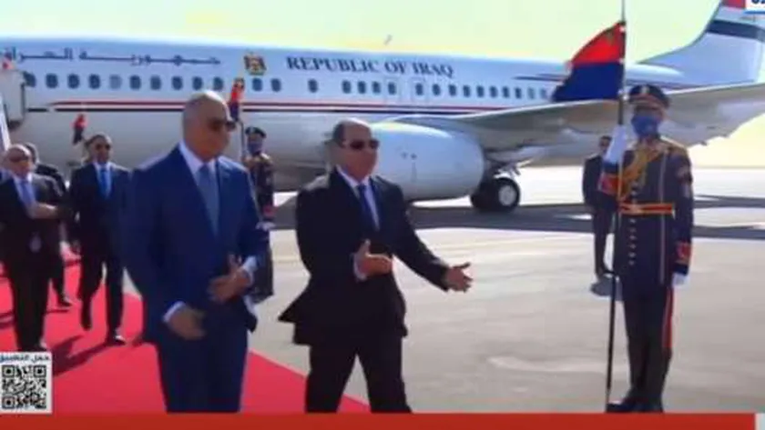 الرئيس السيسي يستقبل ضيوف مصر في مطار العلمين