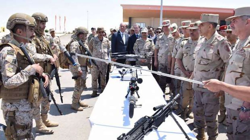 انطلاق فعاليات التدريب المشترك «هرقل- 2» بقاعدة محمد نجيب العسكرية