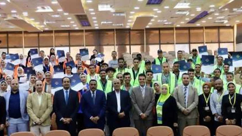 جانب من معسكر التوعية بأضرار المخدرات