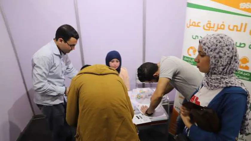 أثناء التقدم للوظائف بأحد ملتقيات التوظيف