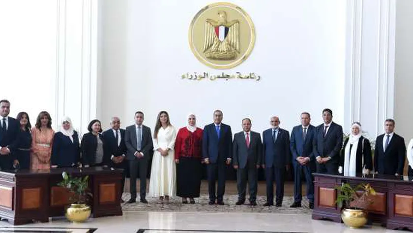 جانب من توقيع البروتوكول