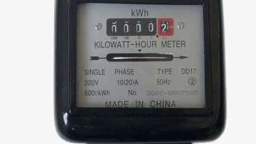 عداد كهربا ميكانيكي - صورة أرشيفية