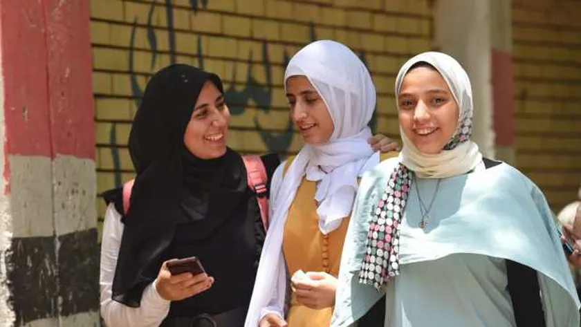خروج الطالبات من الامتحانات- صورة أرشيفية