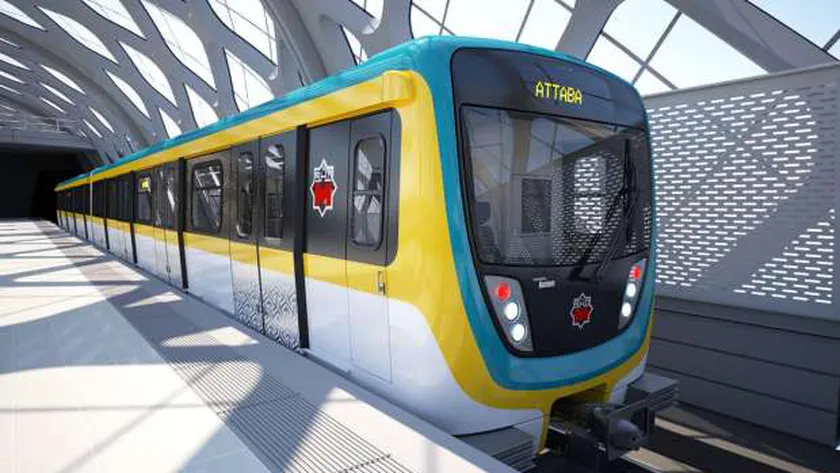 20721770371632678808-3 أحد قطارات مترو الأنفاق - صورة أرشيفية