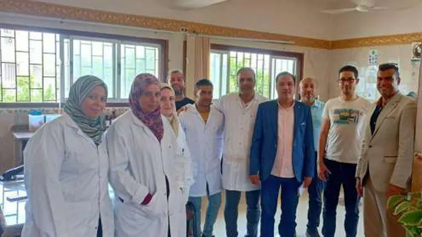 زيارة وفد القابضة للمياه لشركة دمياط