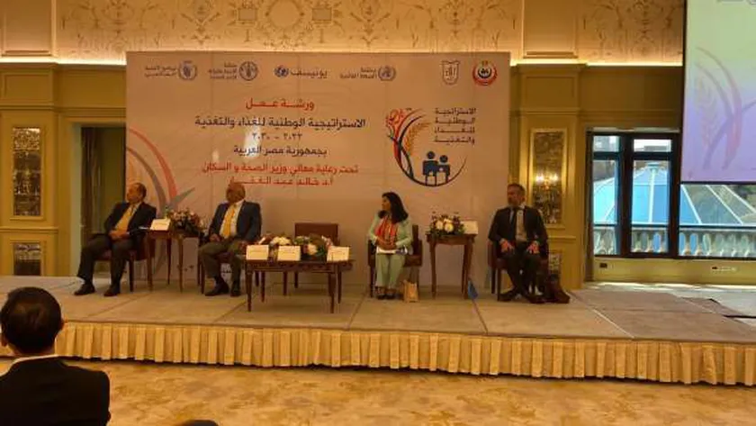 جانب من ورشة العمل الخاصة بالاستراتيجية الوطنية للتغذية