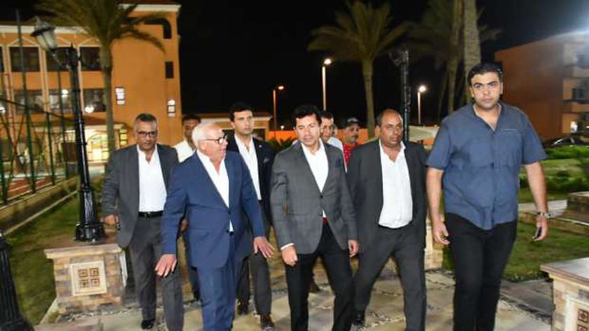 د.أشرف صبحى يتفقد المدينة الرياضية والمدينة الشبابية ببورسعيد