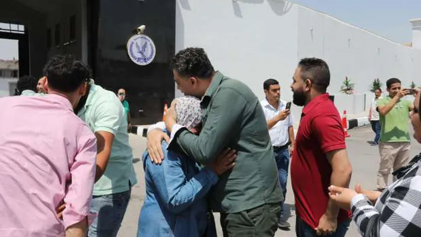 جانب من الافراج عن المحبوسين