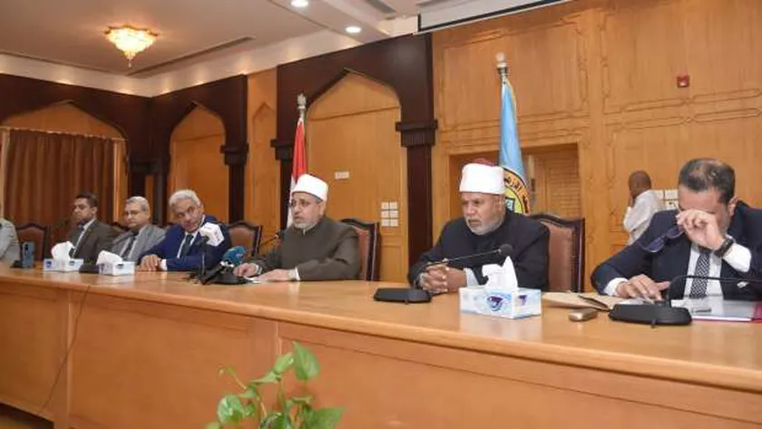 مؤتمر إعلان نتيجة تنسيق القبول بجامعة الأزهر